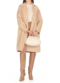 Cappotto doppiopetto in lana vergine