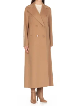 Cappotto doppiopetto in lana vergine