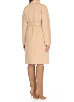 Cappotto doppiopetto in lana vergine