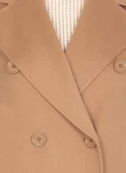 Cappotto doppiopetto in lana vergine