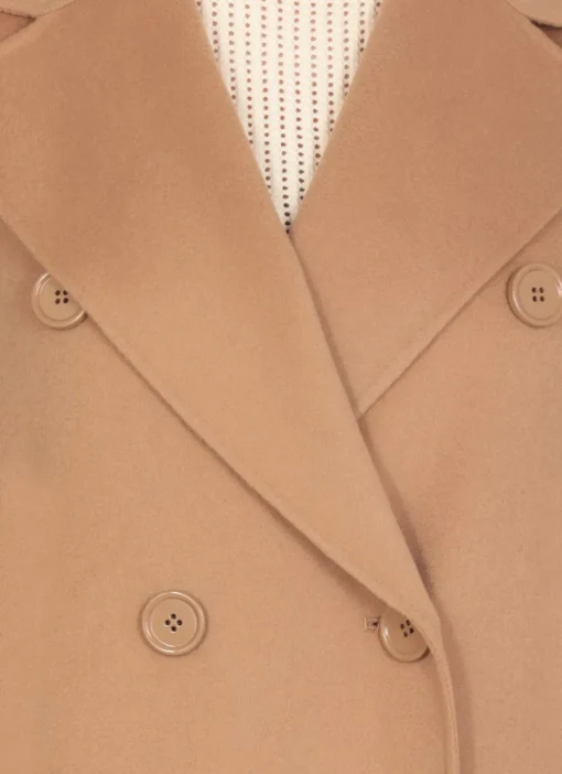 Cappotto doppiopetto in lana vergine