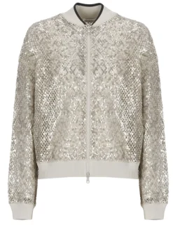 Cardigan con paillettes