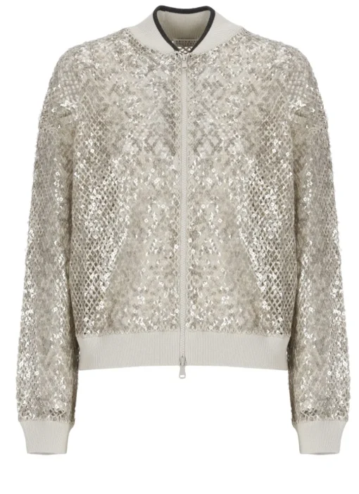 Cardigan con paillettes