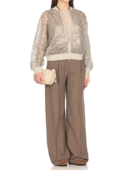 Cardigan con paillettes
