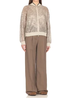 Cardigan con paillettes