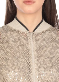 Cardigan con paillettes