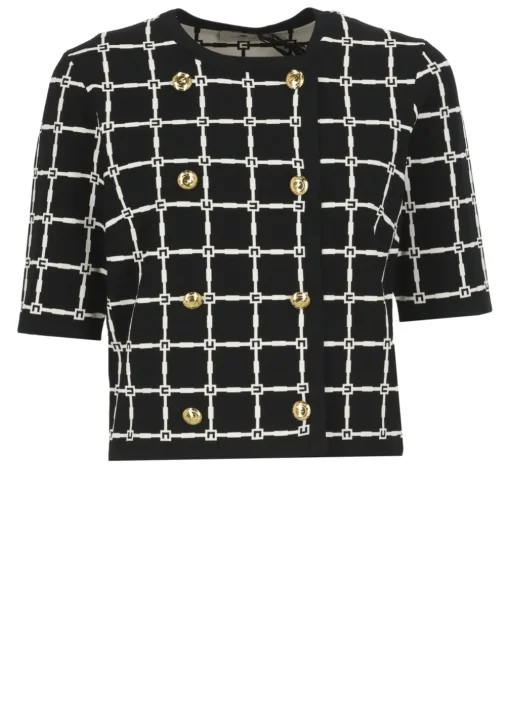 Cardigan di maglia in viscosa