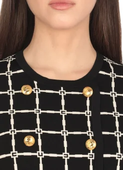Cardigan di maglia in viscosa