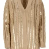 Cardigan in lana e cashmere