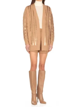 Cardigan in lana e cashmere