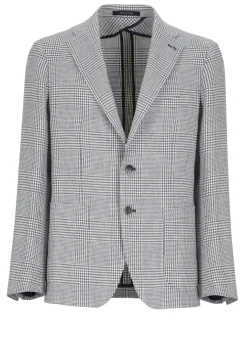 Giacca in lino e cotone