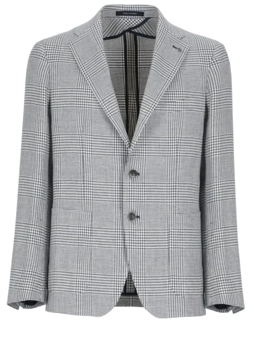 Giacca in lino e cotone