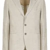 Giacca in lino e cotone