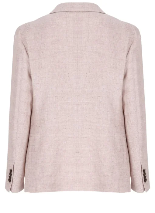 Giacca in lino e cotone