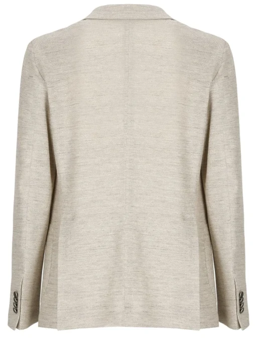 Giacca in lino e cotone