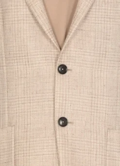 Giacca in lino e lana