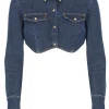 Giacca jeans cropped