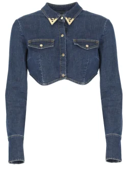 Giacca jeans cropped