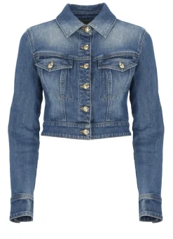 Giacca jeans cropped