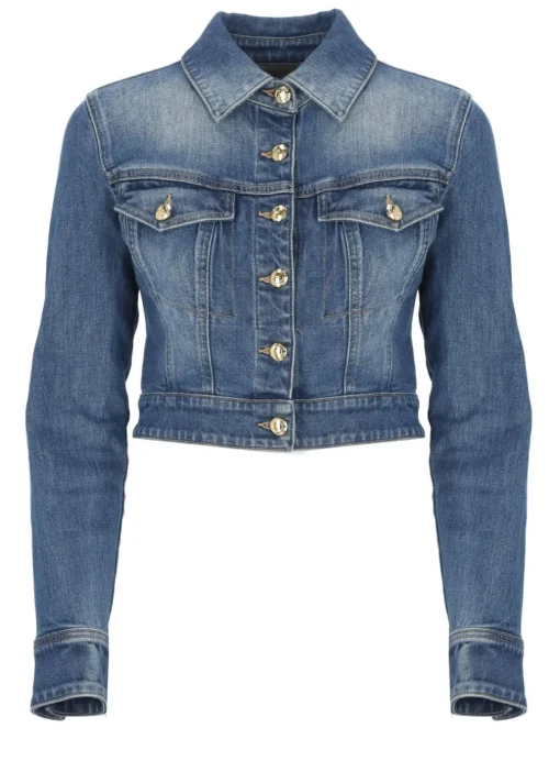 Giacca jeans cropped