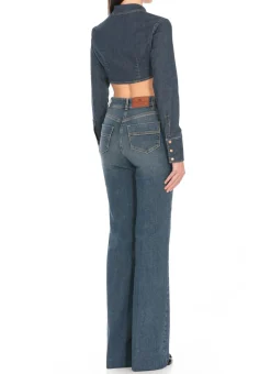 Giacca jeans cropped