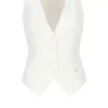 Gilet in misto lino