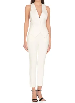 Gilet in misto lino