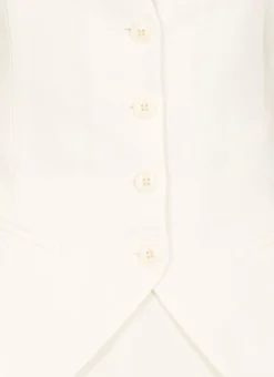 Gilet in misto lino