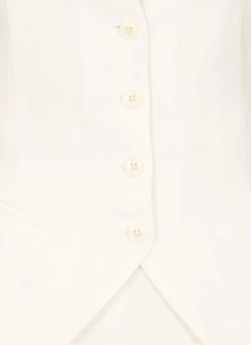 Gilet in misto lino