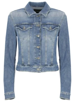 Giubbino jeans in cotone