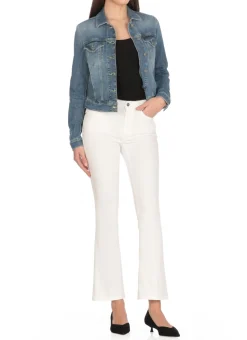 Giubbino jeans in cotone