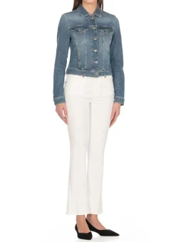 Giubbino jeans in cotone