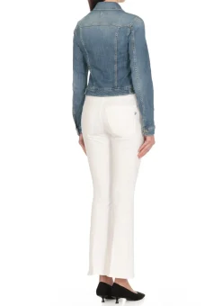 Giubbino jeans in cotone