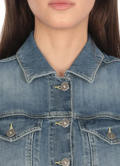 Giubbino jeans in cotone