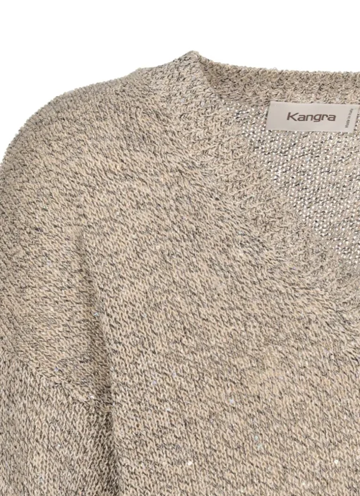 Maglia con paillettes