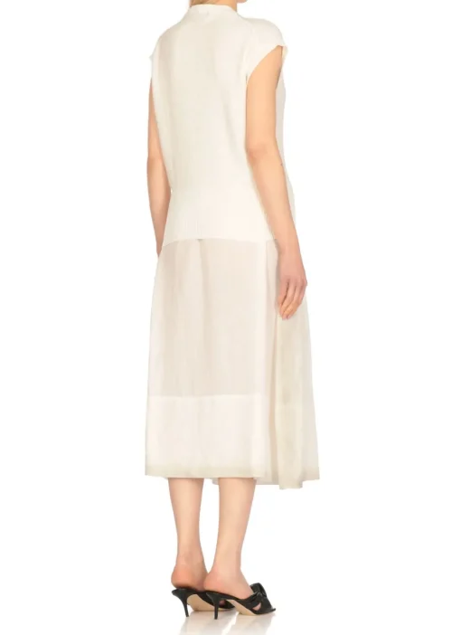 Maglia in lino e cotone