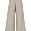 Pantaloni con dettagli in lurex