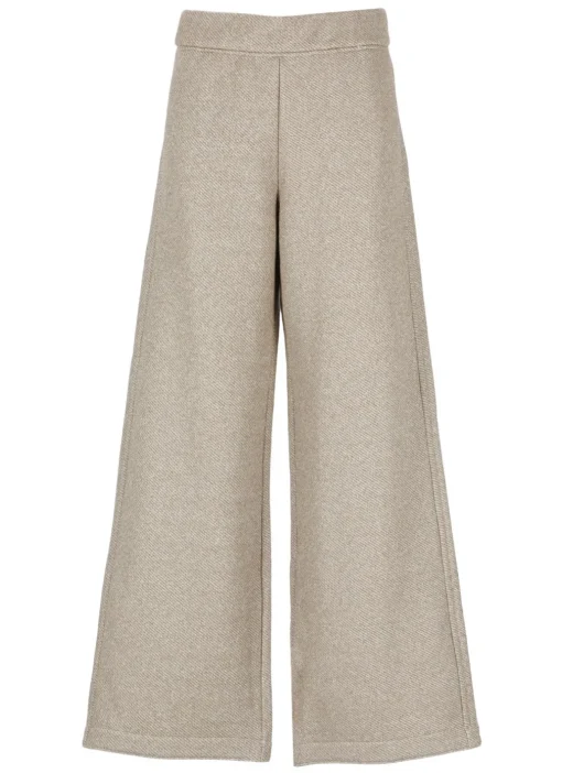 Pantaloni con dettagli in lurex