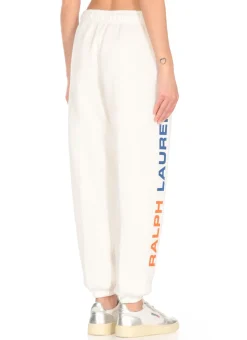 Pantaloni con logo