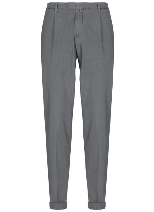 Pantaloni con micro pattern