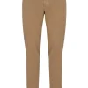 Pantaloni in cotone e lino