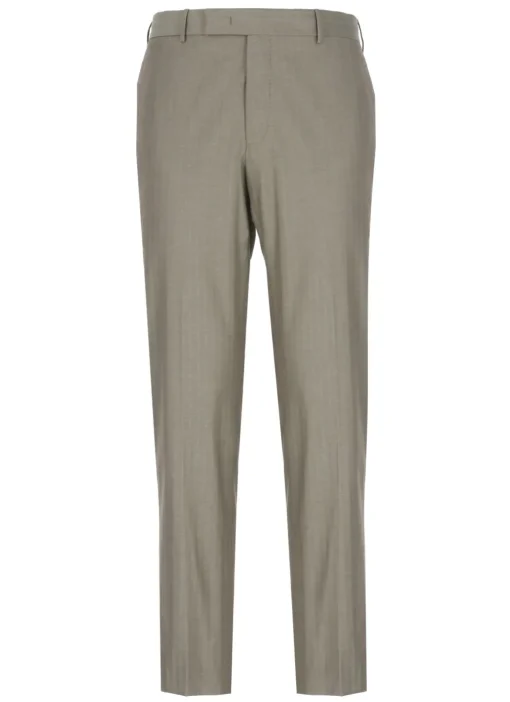 Pantaloni in cotone e lino
