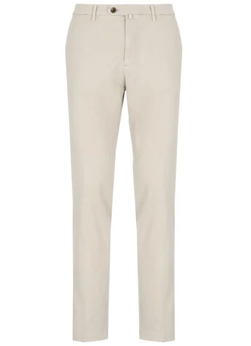 Pantaloni in cotone e lino