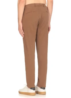 Pantaloni in cotone e lino
