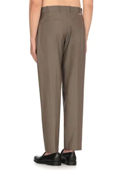 Pantaloni in cotone e lino