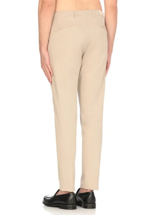 Pantaloni in cotone e lino