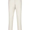 Pantaloni in cotone e seta