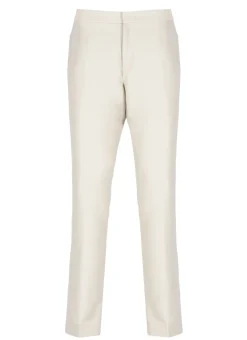 Pantaloni in cotone e seta
