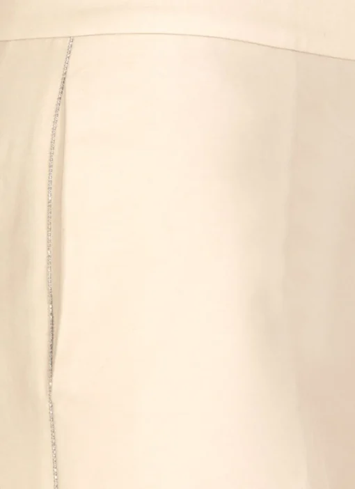 Pantaloni in cotone e seta