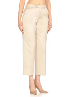 Pantaloni in cotone e viscosa